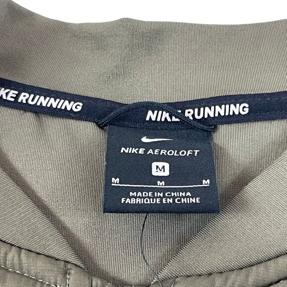 Nike Aeroloft Repel Running Vest Gilet Medium Womens Green Ventilated Packable - Picture 5 of 11